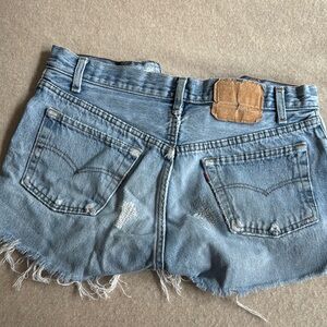 Vintage Levi Denim Cutoff Women Shorts